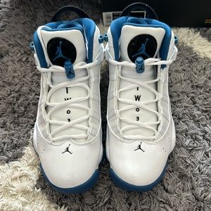 Jordan 6 Rings White/Black/DK Marina Blue